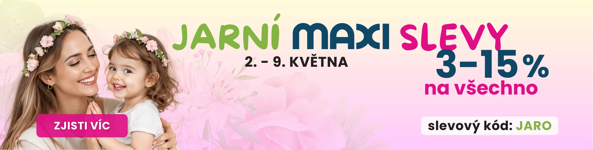 Jarní MAXI SLEVY | e-shop MAXMAX.cz