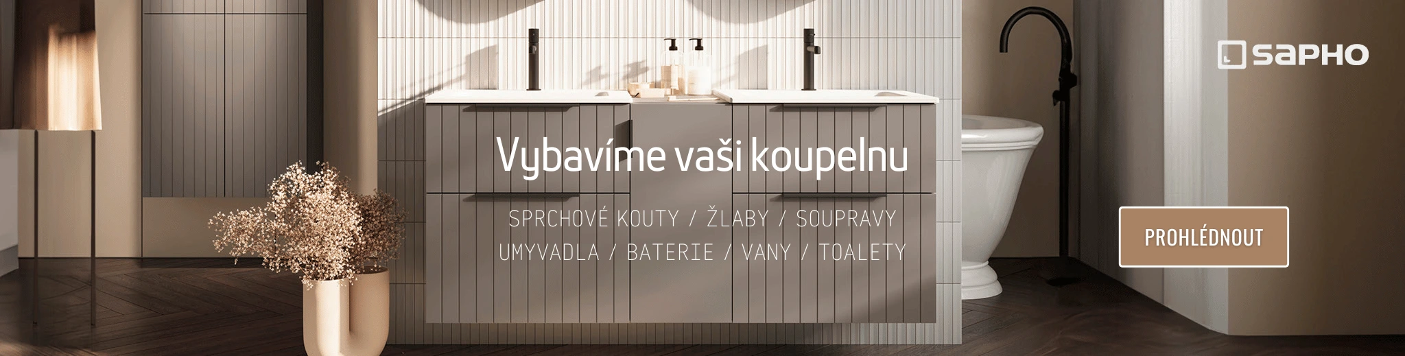 Koupelnové vybavení a nábytek | MAXMAX.cz