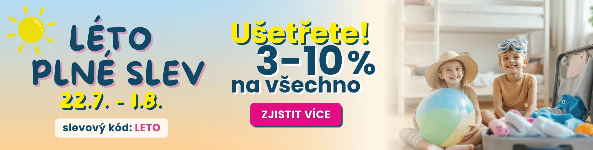 Léto plné slev na MAXMAX.cz | Nakupujte ještě výhodněji