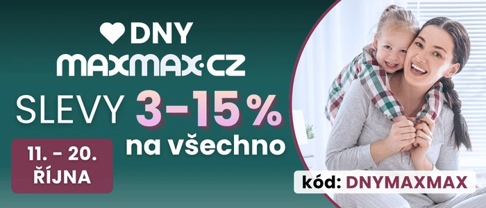 Slevové DNY MAXMAX.cz | Nakupujte ještě výhodněji