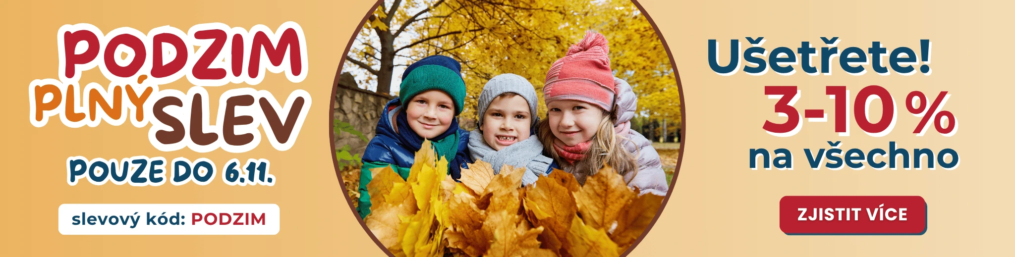 Podzim plný slev na MAXMAX.cz | Nakupujte ještě výhodněji