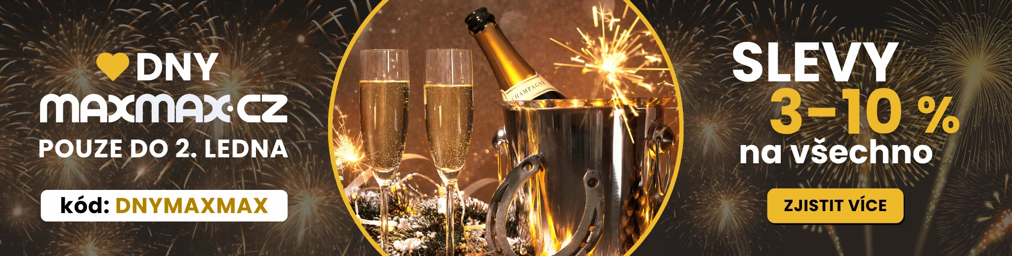 Vánoční DNY MAXMAX.cz | Sleva na celý sortiment!