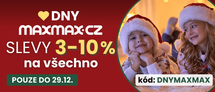 Vánoční DNY MAXMAX.cz | Sleva na celý sortiment!