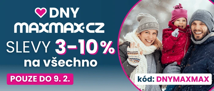 Slevové DNY MAXMAX.cz | vytvořte si domov, kde se budete cítit skvěle