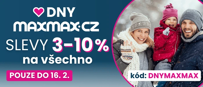 Slevové DNY MAXMAX.cz | vytvořte si domov, kde se budete cítit skvěle