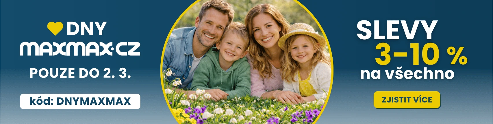 Slevové DNY MAXMAX.cz | vytvořte si domov, kde se budete cítit skvěle
