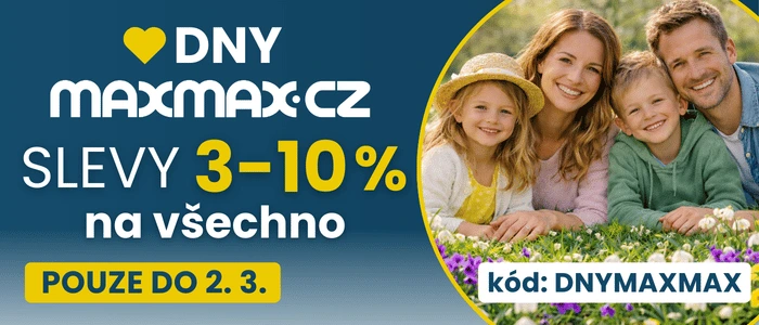 Slevové DNY MAXMAX.cz | vytvořte si domov, kde se budete cítit skvěle