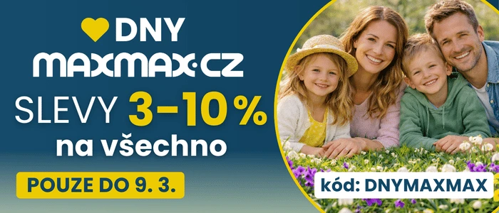 Slevové DNY MAXMAX.cz | vytvořte si domov, kde se budete cítit skvěle