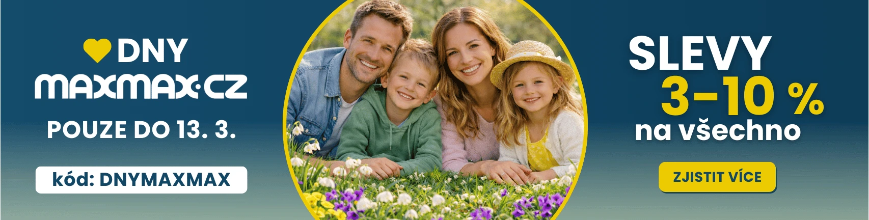Slevové DNY MAXMAX.cz | vytvořte si domov, kde se budete cítit skvěle