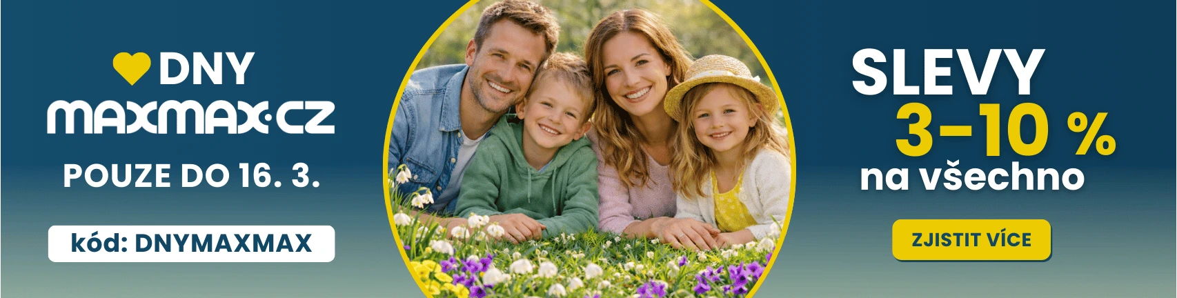 Slevové DNY MAXMAX.cz | vytvořte si domov, kde se budete cítit skvěle