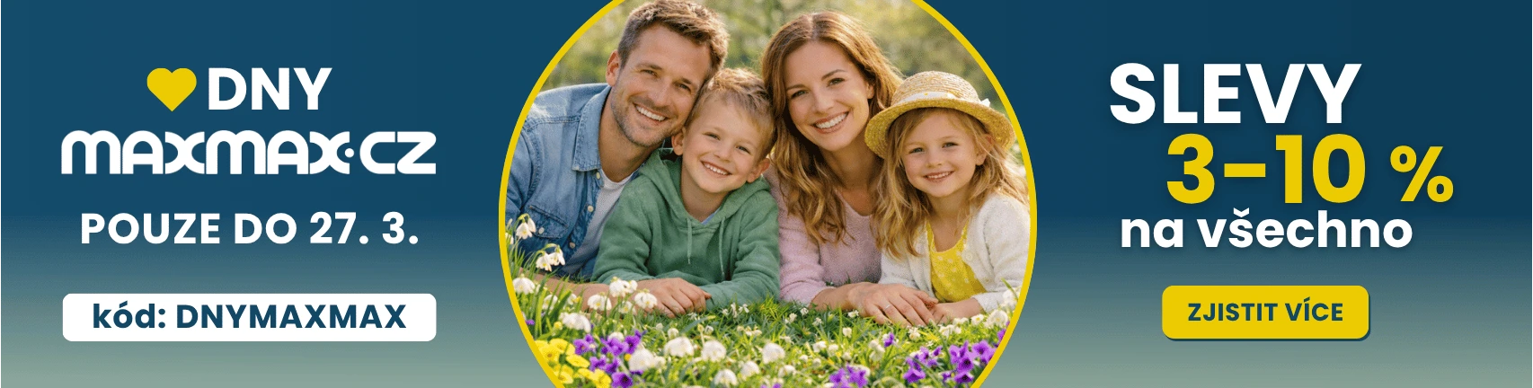 Slevové DNY MAXMAX.cz | vytvořte si domov, kde se budete cítit skvěle