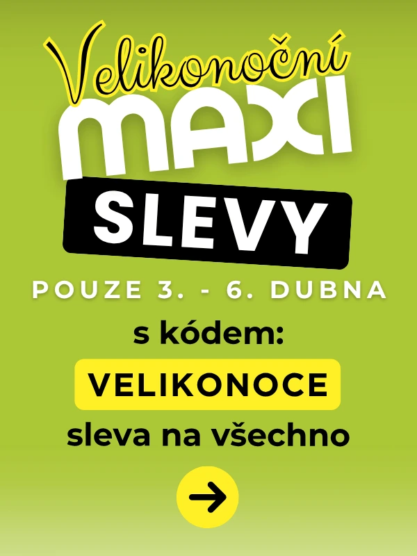 Velikonoční sleva 3–10 % na celý sortiment s kódem VELIKONOCE