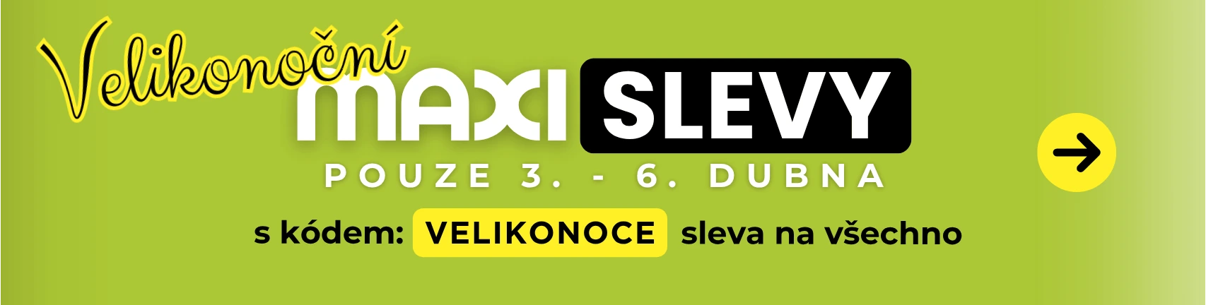 Velikonoční MAXI SLEVY | MAXMAX.cz