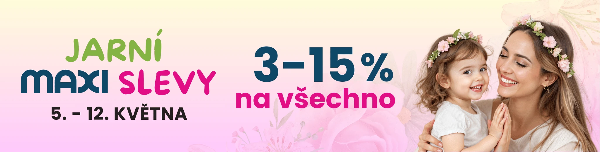Jarní MAXI SLEVY | Nakupujte výhodně na MAXMAX.cz