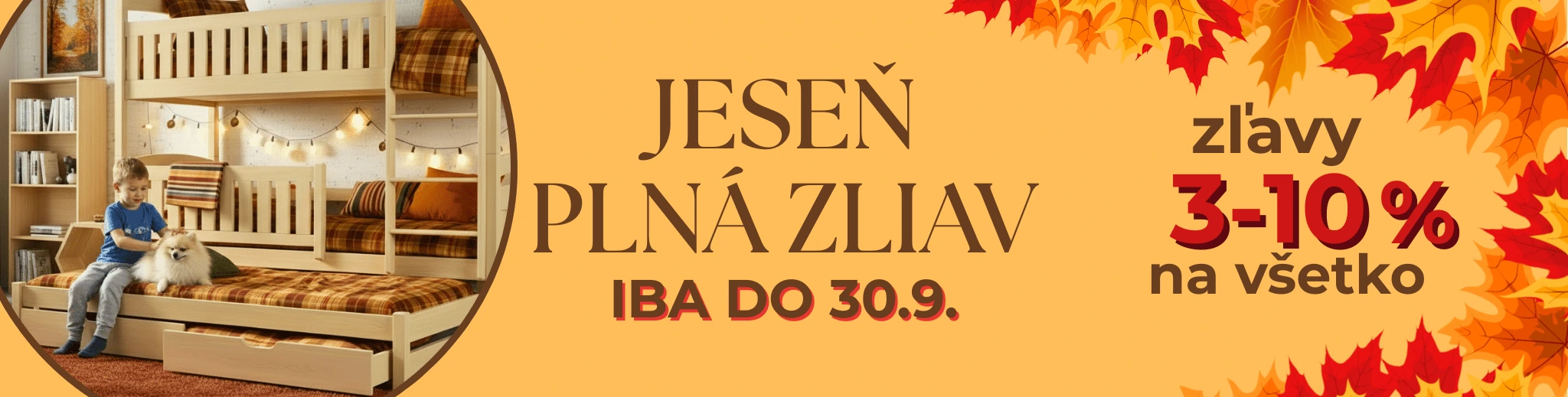 Jeseň plná zliav na MAXMAX.sk | Nakupujte ešte výhodnejšie
