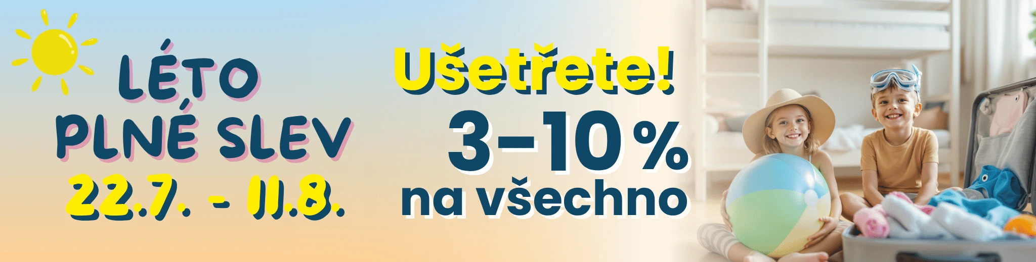Léto plné slev na MAXMAX.cz | Nakupujte ještě výhodněji