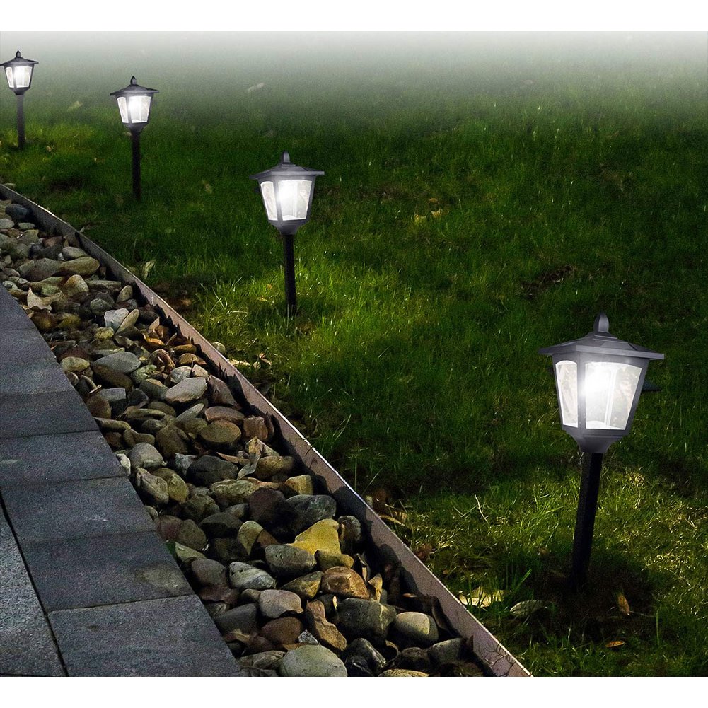 Zahradni Led Solarni Lampa Do Zeme 45x14 Cm Cerna E Shop Maxmax Cz
