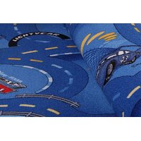 Dětský koberec Cars modrý
