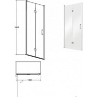 Sprchové dveře EXO-H bezrámové