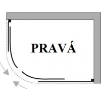 Asymetrická sprchová vanička GRANDAS