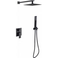 Podomítkový sprchový set SLIM MODERN/VARIUM II Černá