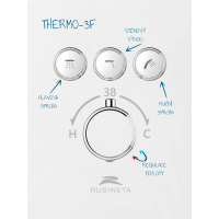 Termostatická podomítková baterie Thermo-3F