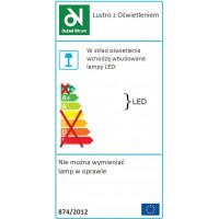 Zrcadlo s LED osvětlením MULCENT