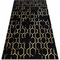 Kusový koberec Gloss 407C 86 glamour black/gold