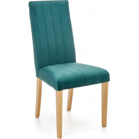 Jídelní židle DIAMOL 3 - zelená / dub medový