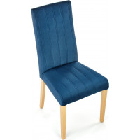 Jídelní židle DIAMOL 3 - modrá / dub medový