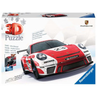 RAVENSBURGER 3D puzzle Porsche 911 GT3 Cup Salzburg design 136 dílků