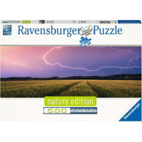 RAVENSBURGER Panoramatické puzzle Letní bouřka 500 dílků