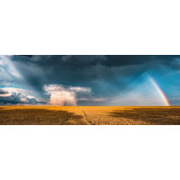 RAVENSBURGER Panoramatické puzzle Obloha před bouřkou 1000 dílků