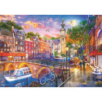 RAVENSBURGER Puzzle Amsterdam 1000 dílků