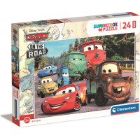 CLEMENTONI Puzzle Auta na cestách MAXI 24 dílků