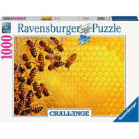 RAVENSBURGER Puzzle Challenge: Včely na medové plástvi 1000 dílků