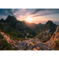 RAVENSBURGER Puzzle Dechberoucí hory: Pohoří Serra de Tramuntana, Malorka 1000 dílků