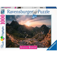 RAVENSBURGER Puzzle Dechberoucí hory: Pohoří Serra de Tramuntana, Malorka 1000 dílků