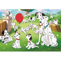 CLEMENTONI Puzzle Disney: 101 Dalmatinů MAXI 24 dílků