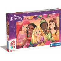 CLEMENTONI Puzzle Disney princezny MAXI 24 dílků