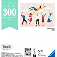 RAVENSBURGER Puzzle Moment: Party people 300 dílků