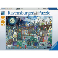 RAVENSBURGER Puzzle Fantastická ulice 5000 dílků