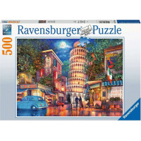 RAVENSBURGER Puzzle Uličky v Pise 500 dílků