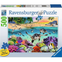 RAVENSBURGER Puzzle Želví mláďata XXL 500 dílků