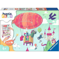 RAVENSBURGER Puzzle&Play: Královská party 2x24 dílků
