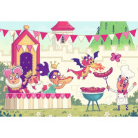 RAVENSBURGER Puzzle&Play: Královská party 2x24 dílků