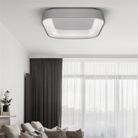 Stropní LED svítidlo Treviso - 48W - 2880lm - s dálkovým ovládáním - šedé