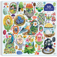 GALISON Čtvercové puzzle Řemeslně vyráběná vejce 500 dílků