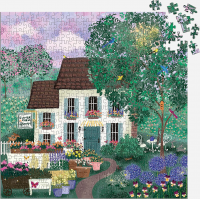 GALISON Čtvercové puzzle Zahradní cesta 500 dílků