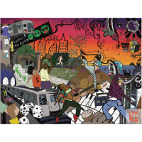 GALISON Oboustranné puzzle Romare Bearden x DreamYard 500 dílků